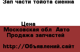 Зап части тойота сиенна2 › Цена ­ 3 000 - Московская обл. Авто » Продажа запчастей   